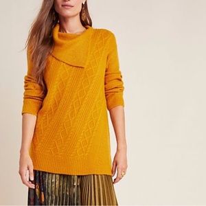 Anthropologie Sylvie Cable Knit Sweater